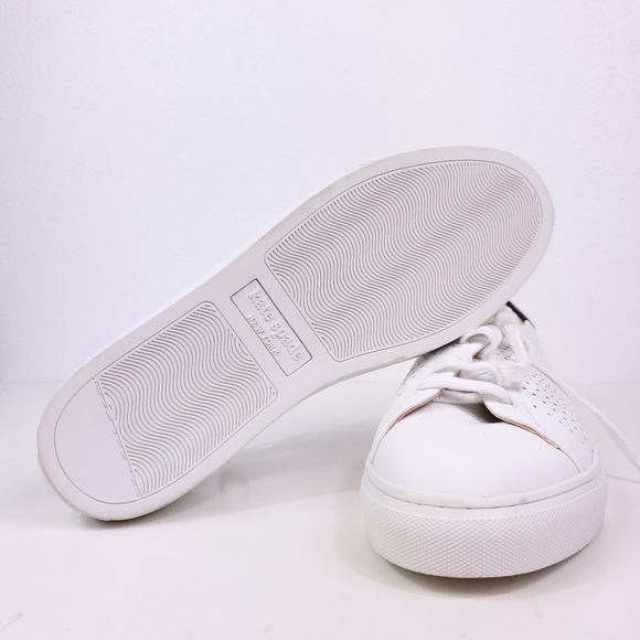 NWT Kate Spade Ashlyn White Leather Lace Up Sneakers - Picture 6 of 8
